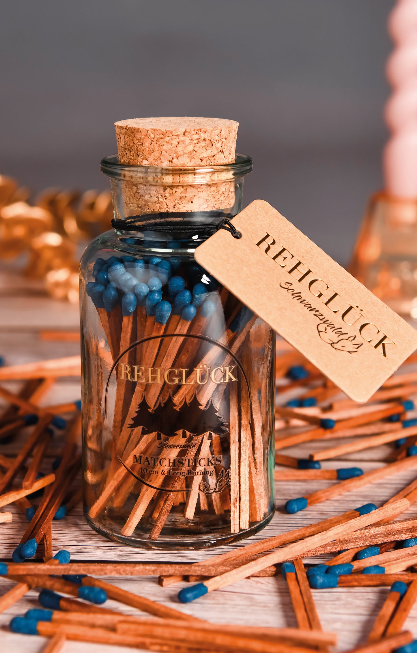 Apothekerflasche Honeyblue