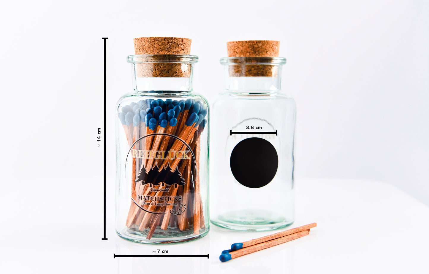 Apothekerflasche Honeyblue