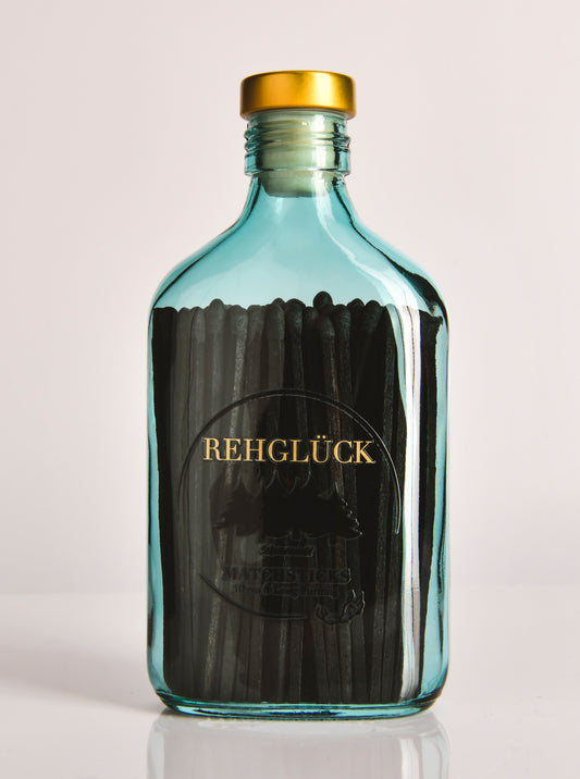 Edle petrolfarbene Herrenflasche