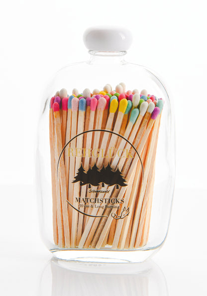 Taschenflasche mit weißem Drehverschluss