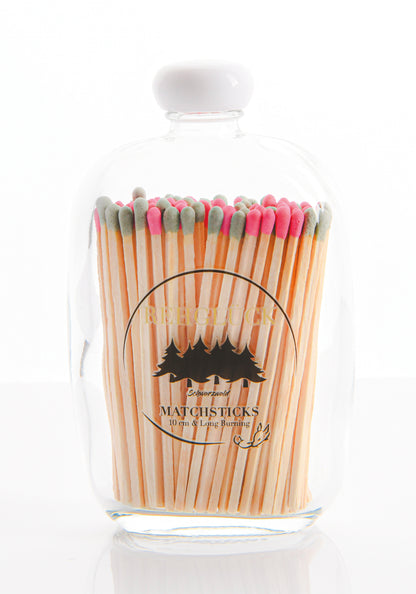 Taschenflasche mit weißem Drehverschluss