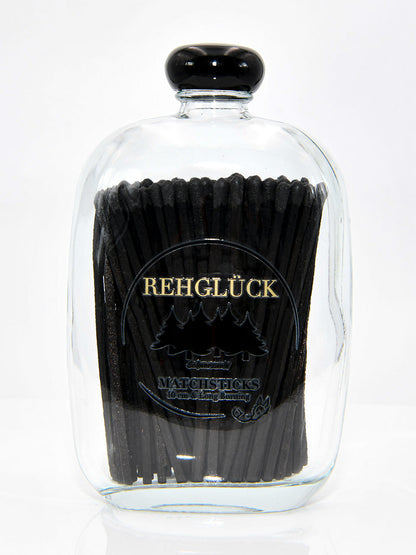 Taschenflasche mit schwarzem Drehverschluss