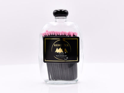 Taschenflasche mit schwarzem Drehverschluss