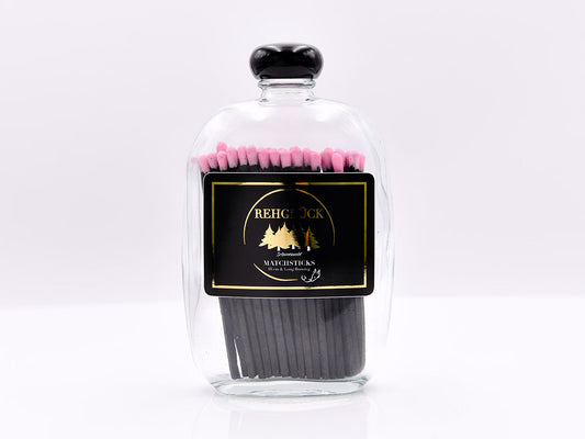 Taschenflasche mit schwarzem Drehverschluss