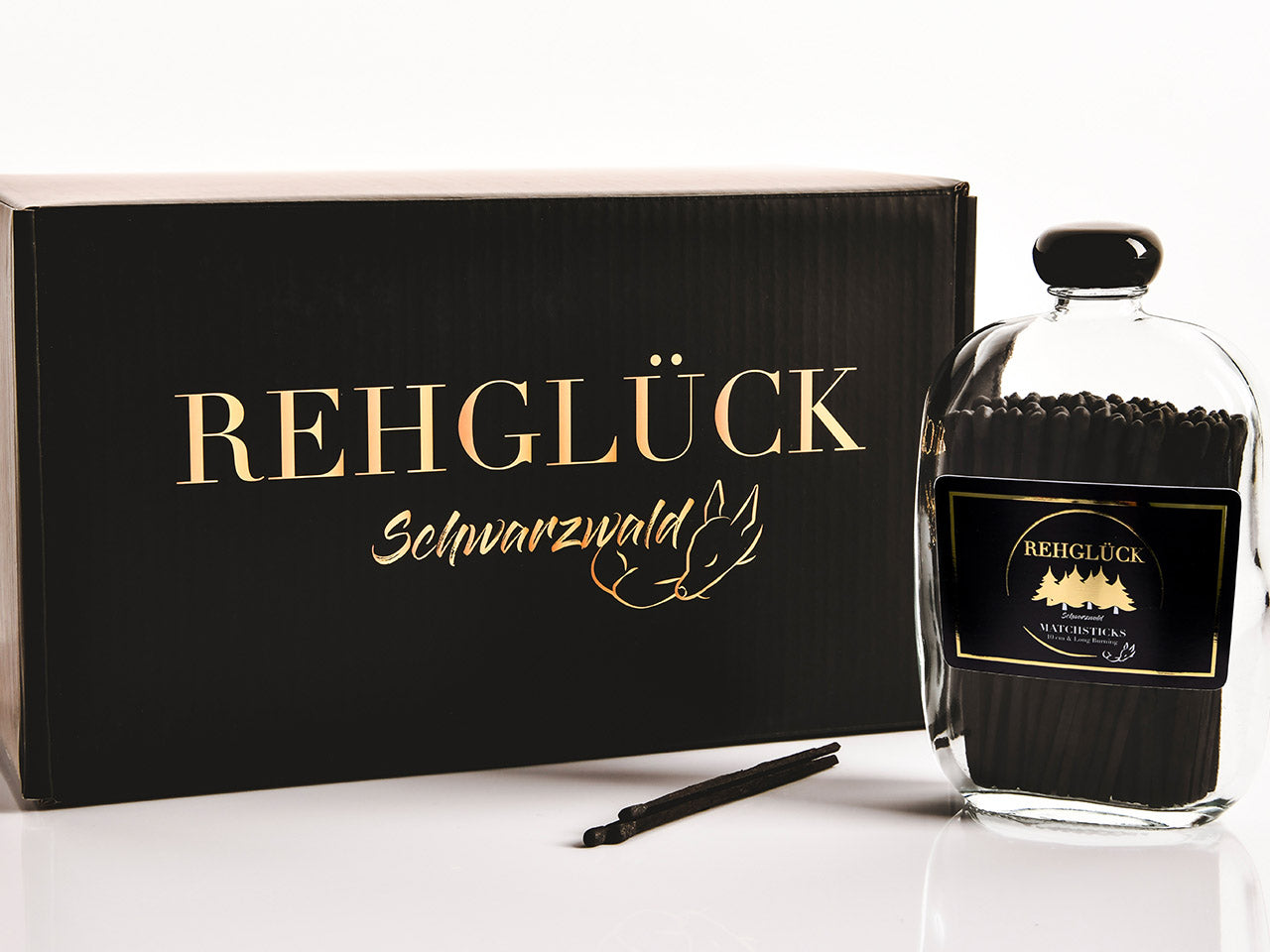 Taschenflasche mit schwarzem Drehverschluss
