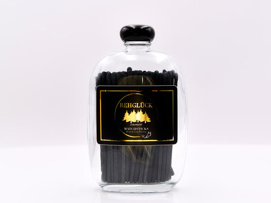 Taschenflasche mit schwarzem Drehverschluss