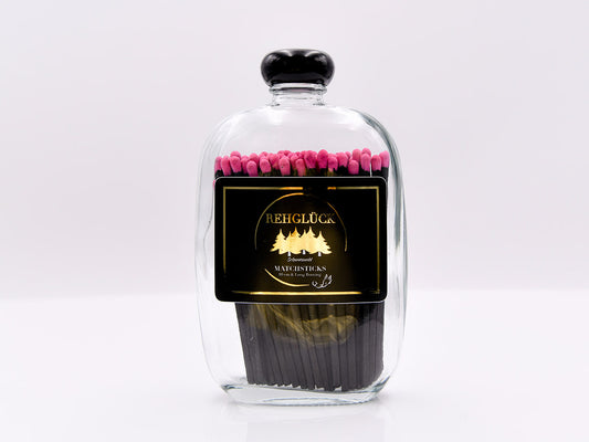 Taschenflasche mit schwarzem Drehverschluss