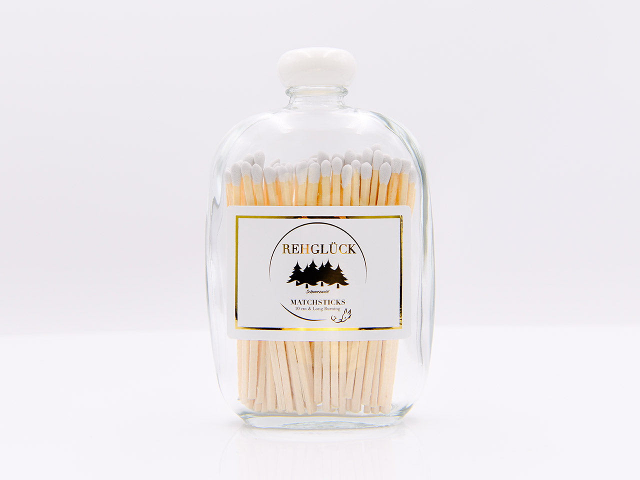 Taschenflasche mit weißem Drehverschluss