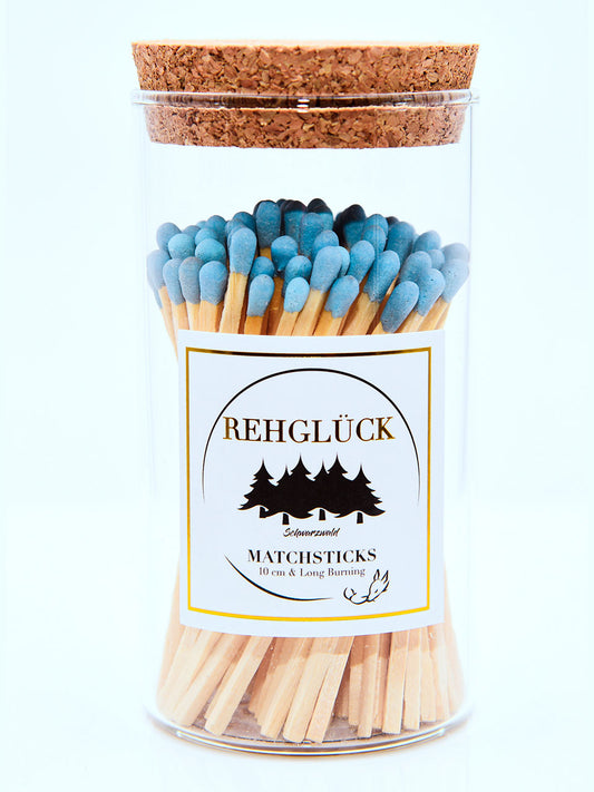Zylinderglas-Blau